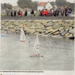 Images de la régate de voile radiocommandée !